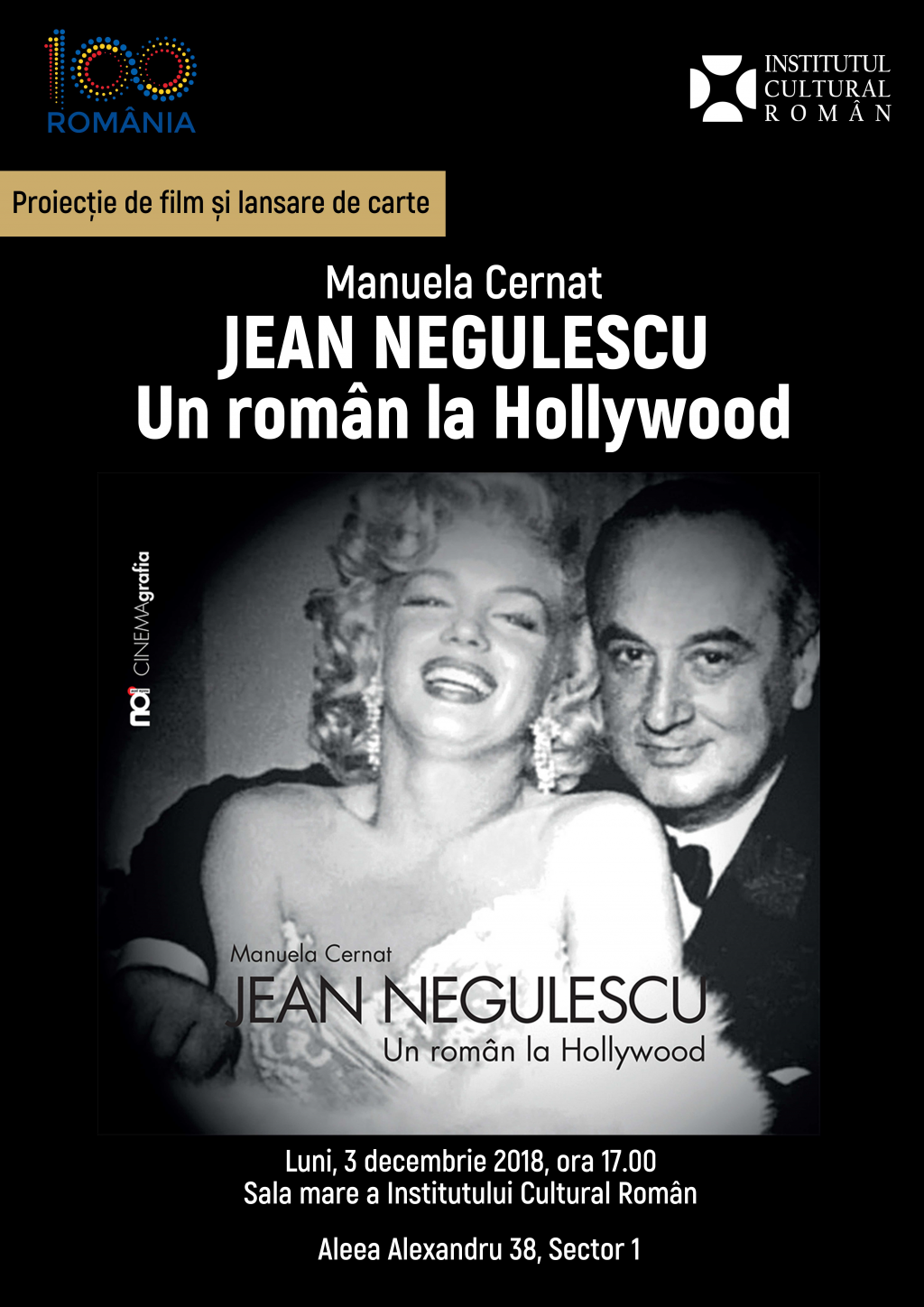 Romanul JEAN NEGULESCU - o glorie a Hollywood- ului