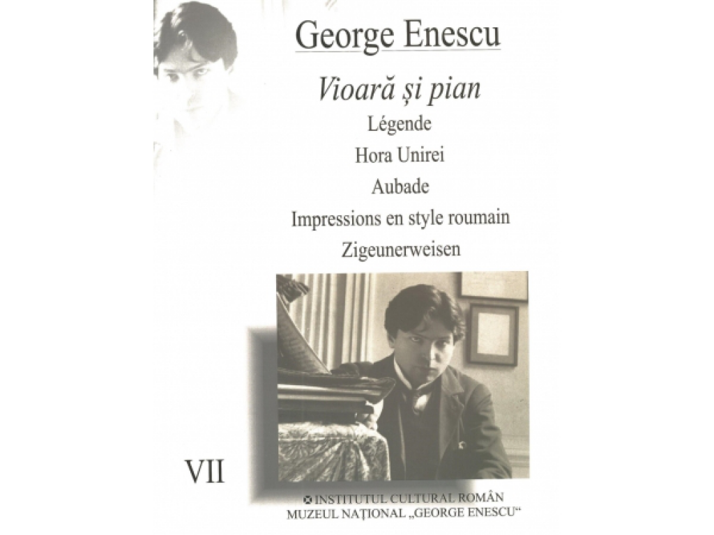 Caiete de partituri inedite George Enescu - vol. VII