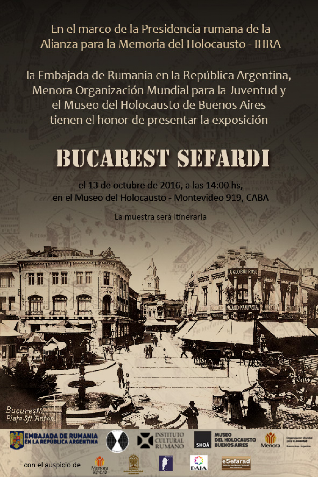 Buenos Aires Evenimente cu ocazia Presedintiei romanesti a Aliantei Internationale pentru Memoria Holocaustului - IHRA 