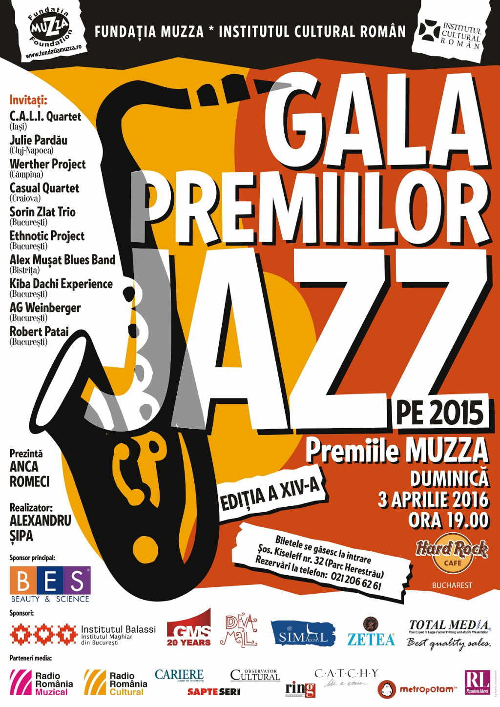 Gala Premiilor de Jazz 2015 - Premiile MUZZA