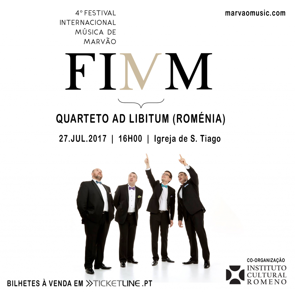 Cvartetul Ad Libitum la cea de-a IV-a editie a Festivalului International de Muzica Marvao