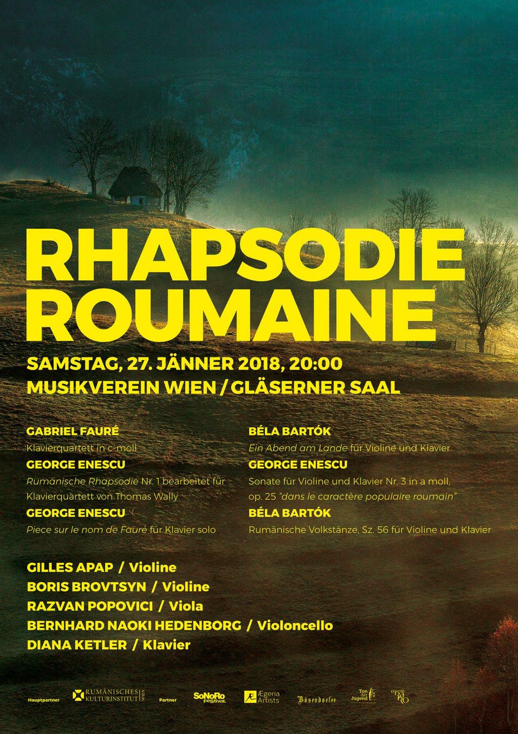 SoNoRo Festival on Tour concertul Rhapsodie Roumaine la Musikverein