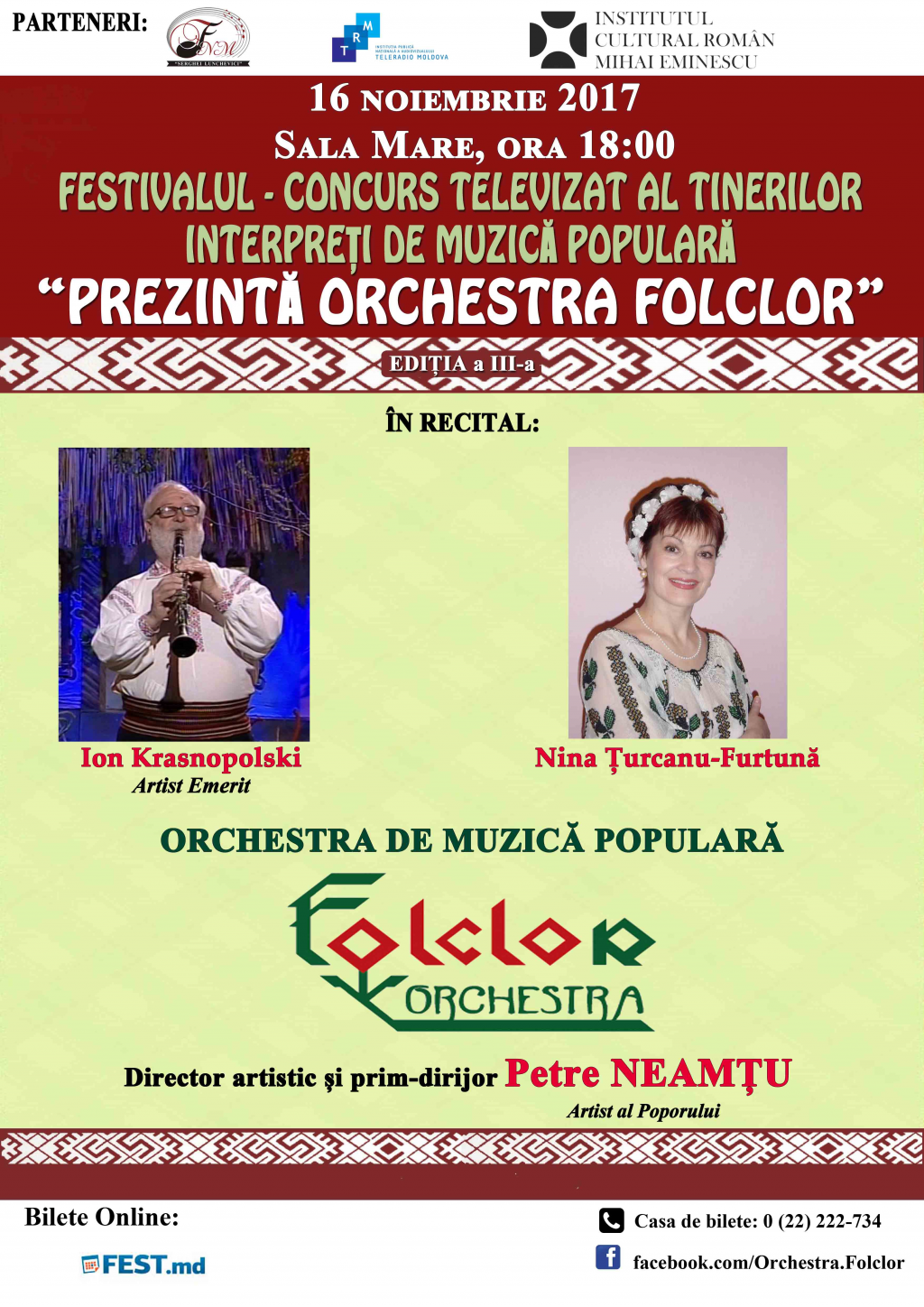Festivalul  Prezinta Orchestra FOLCLOR, etapa III-a