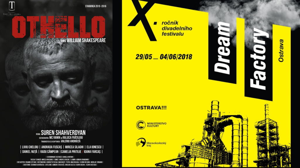 Spectacolul OTHELLO al Teatrului "Tony Bulandra" din Targoviste la Festivalul International de Teatru DREAM FACTORY - Ostrava, Republica Ceha 