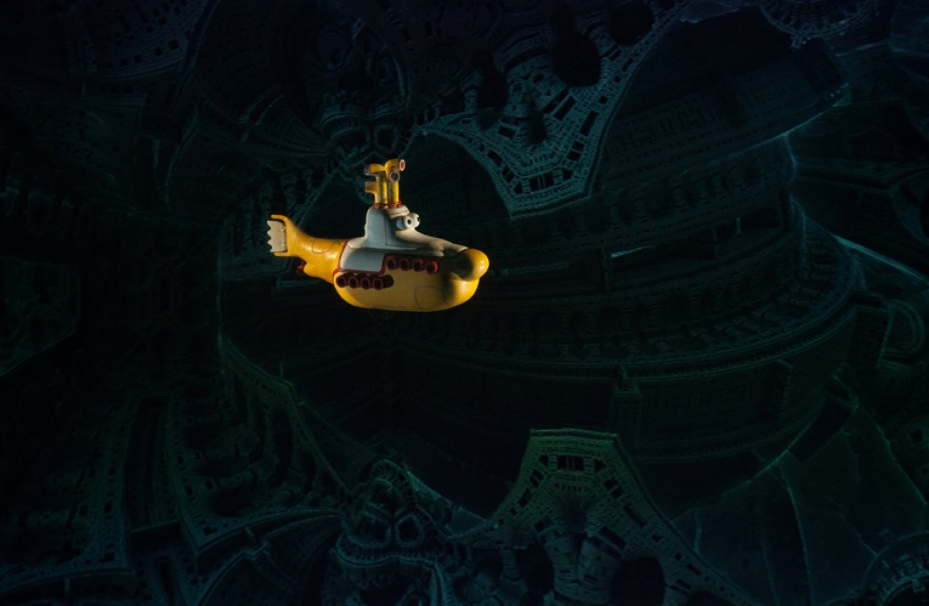 Spectacolul multimedia 3D Submarinul galben in lumea fractalilor, prezentat la sediul central al ICR