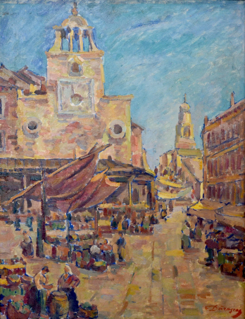Nicolae Darascu - Mercato a Venezia