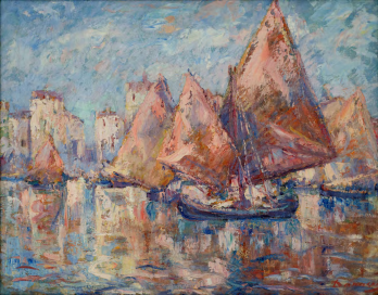 Nicolae Darascu - Barche a Venezia [Chioggia]