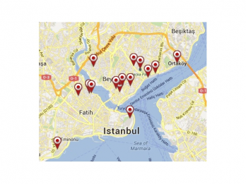 Istanbulul romanesc obiective culturale si istorice de interes din Istanbul pentru istoria romanilor - Harta interactiva