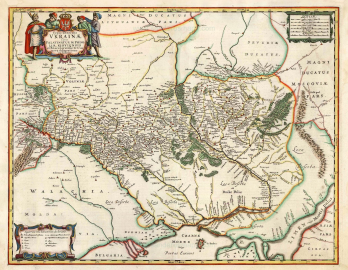 Janssonius, Johannes, Typus generalis Ukrainae sive Palatinatuum Podoliae