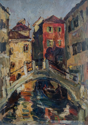 Rudolf Schweitzer-Cumpana - Paesaggio [veneziano]