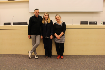 Spotkanie autorskie w lodzi na Wydziale Filologicznym (Maciej Robert, Tatiana Tibuleac, Radoslawa Janowska-Lascar)