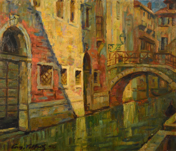 Conrad Vollrath (Veleanu) - Paesaggio di Venezia